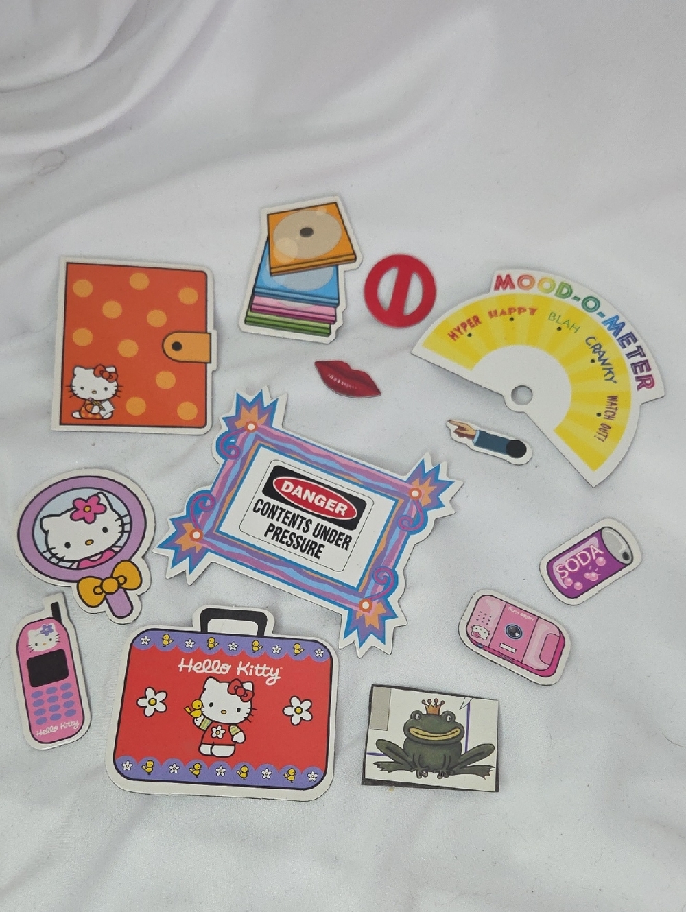 Vintage Hello Kitty Magnet Set Sabrio 1990s Y2k